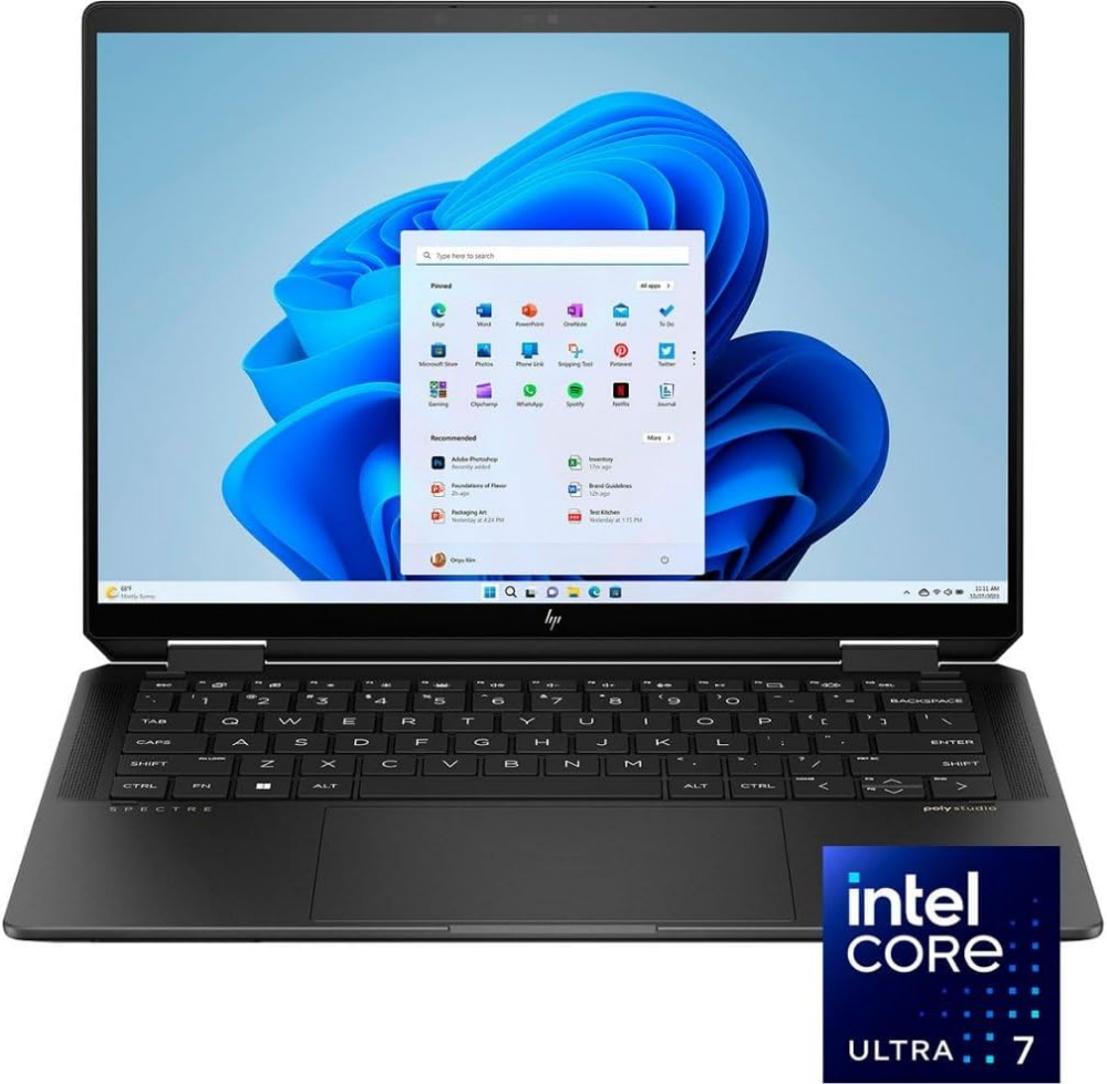 HP Spectre 2024  x360 2-in-1 Laptop Intel Ultra 7 155H,Win11Pro,14" 2.8k OLED