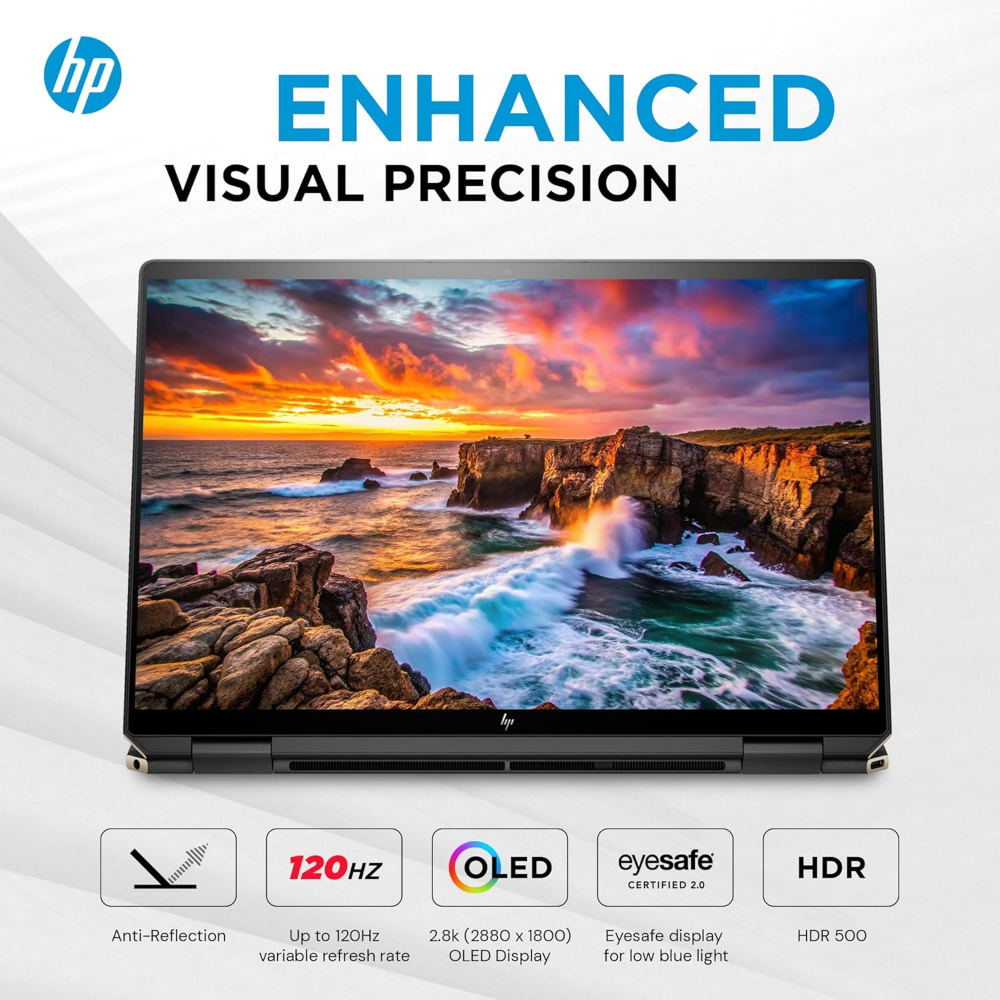 HP Spectre 2024  x360 2-in-1 Laptop Intel Ultra 7 155H,Win11Pro,14" 2.8k OLED