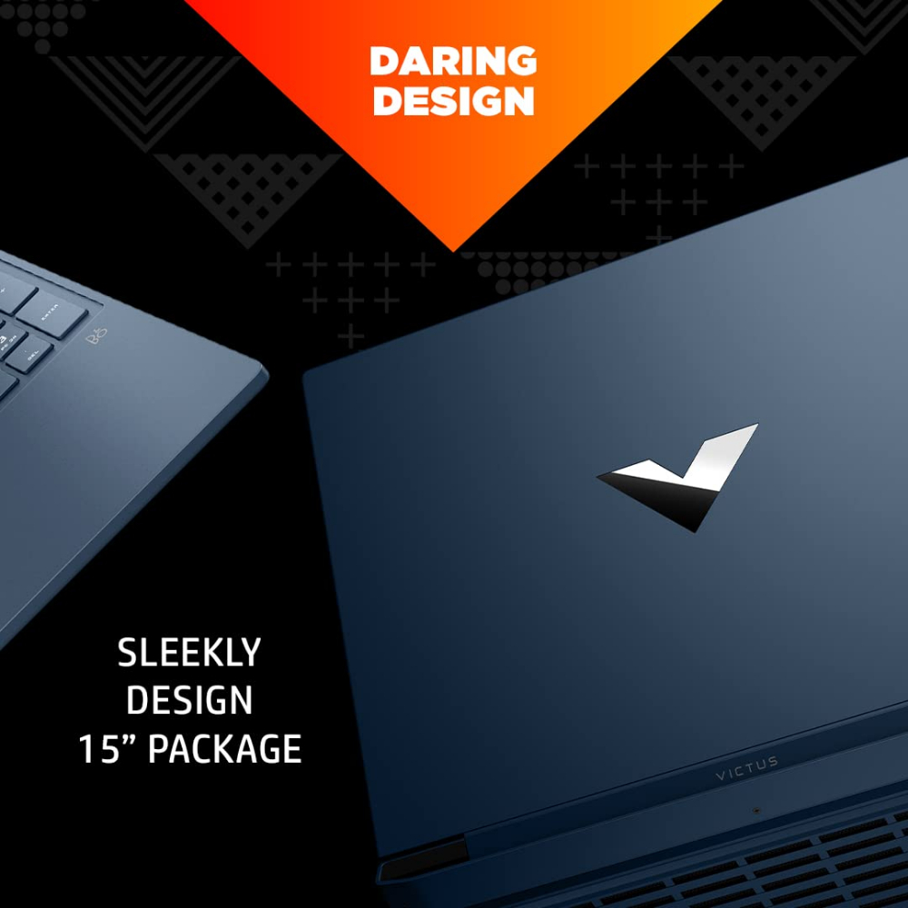 HP Victus 12th Gen Intel Core i5 15.6 inch(39.6 cm) FHD Gaming Laptop (8GB RAM/512GB SSD/RTX 3050 4GB Graphics/144Hz/9ms Response Time/Win 11/MSO/Backlit KB/B&O Audio/Xbox Pass