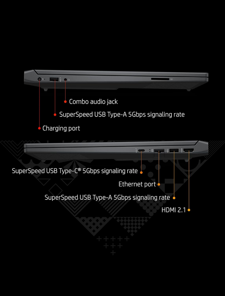 Hp Victus  Gaming Laptop 13th Gen i7, 6GB GDDR6 NVIDIA GeForce RTX 3050 Graphics, 8GB RAM, 512GB SSD, 15.6" , Backlit Keyboard