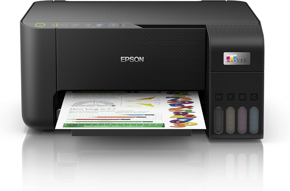 Epson Ecotank L3250 A4 Wi-Fi All-in-One Ink Tank Wireless Colour Home Inkjet Printers Ink, Black