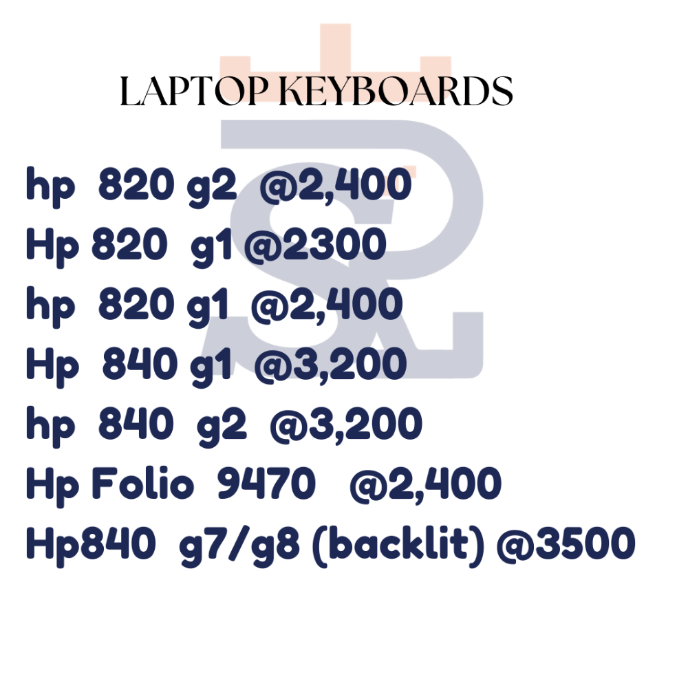 Hp Laptop replacement Keyboard