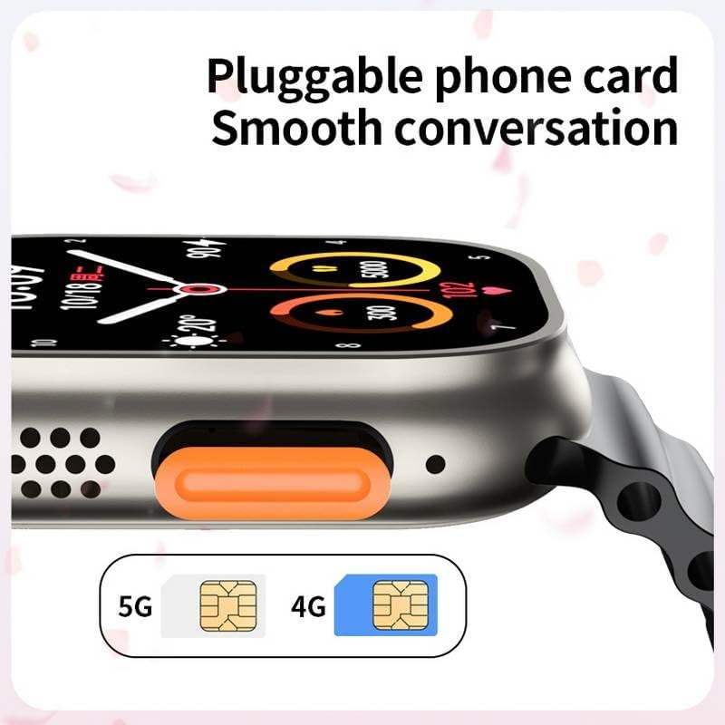 4G/5G SIM Smartwatch - 4GB RAM / 64GB Storage