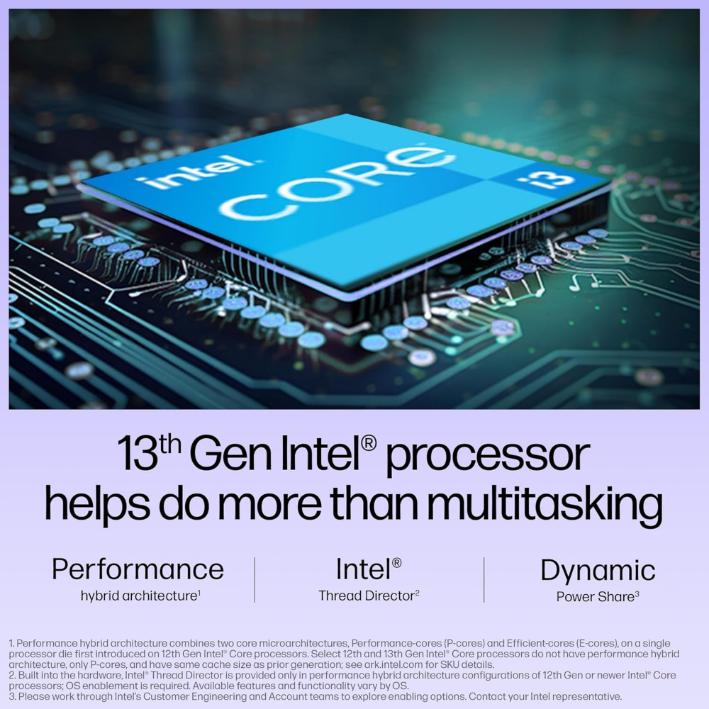 HP 15, 13th Gen Intel Core i3-1315U, 4GB DDR4, 256GB SSD