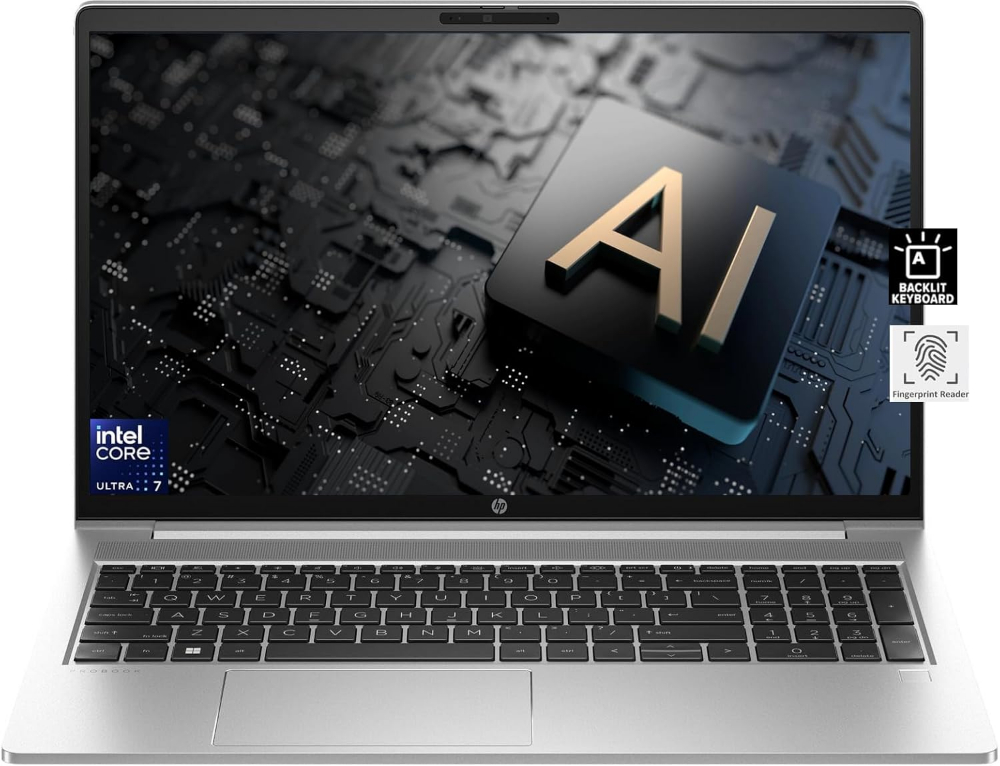HP ProBook 460 G11 Laptop (Intel Core Ultra 7 155U 12-Core, 16GB DDR5 5600MHz RAM, 512GB SSD