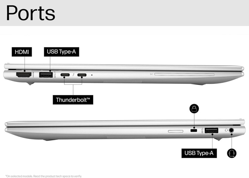 HP EliteBook 1040 G10 Business Laptop 14" FHD+, Intel 10-Core i7-1355U, 16GB DDR5 RAM, 512GB SSD