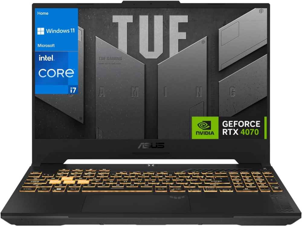 ASUS TUF Gaming F15 FX507VI, Intel Core i7 13620H, 16GB DDR5 4800, 1TB PCIe 4.0 NVMe M.2 SSD, NVIDIA GeForce RTX 4070 8GB GDDR6 Graphics, Win 11
