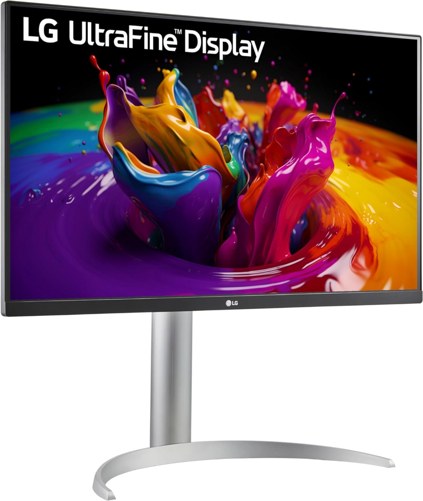 LG 27UP850-W Monitor 27” UHD (3840 x 2160) IPS Display.Tilt/Pivot/Height Adjustable Stand, White Color