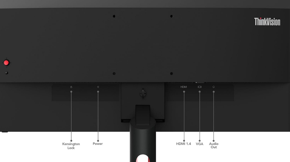 Lenovo ThinkVision S24i-30 23.8" 16:9 Full HD 100Hz IPS WLED Monitor, Raven Black