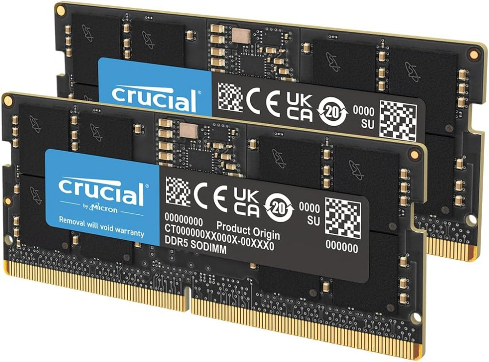 Crucial/Transcend/Lexar/Samsung/Kingston Laptop Ram 32GB|16gb|8GB|4GB