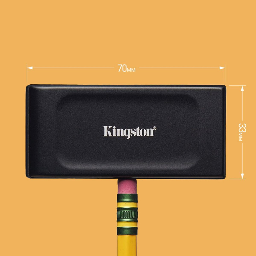 Kingston XS1000 1TB External SSD USB 3.2 Gen 2 Portable Solid State Drive Black