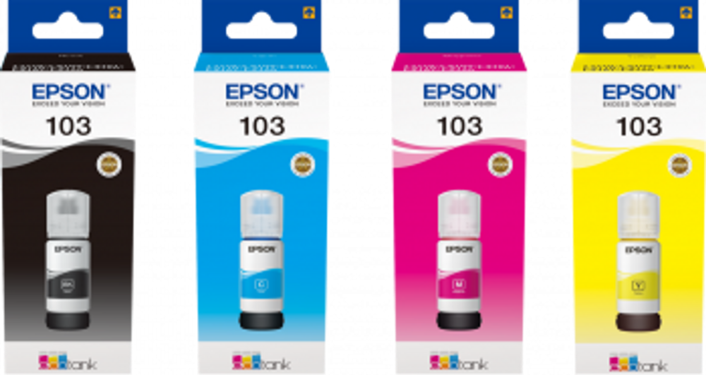 Epson 103 Ink Cartridge - Black/Cyan/Magenta/Yellow (65ml)