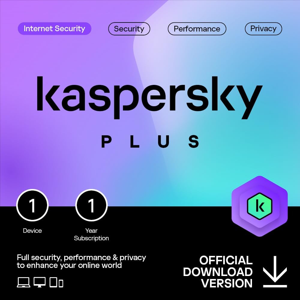 Kaspersky Standard Anti-Virus 2024 | 3 Devices | 1 Year | Advanced Security