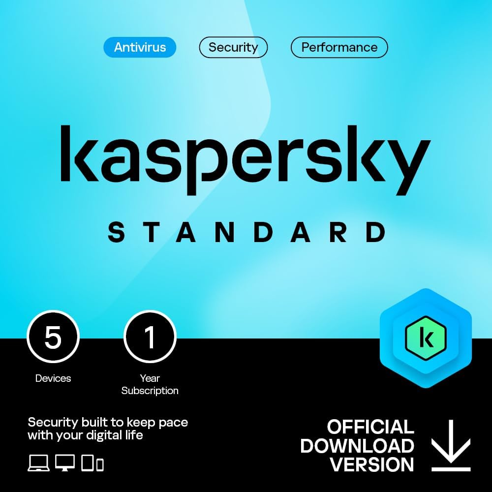 Kaspersky Plus 5 Devices – 1 Year | Advanced Security