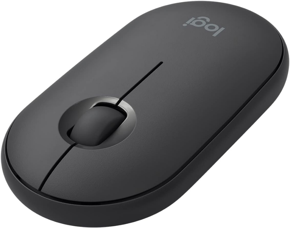 Logitech Pebble M350s Slim and Silent Bluetooth Mouse - Tonal Graphite