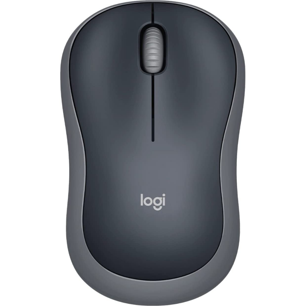 Logitech M185 Wireless Mouse – Blue / Red / Swift Grey