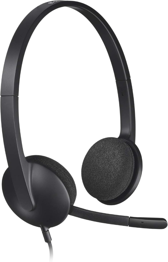 Logitech H340 USB Headset with Noise-Cancelling Mic