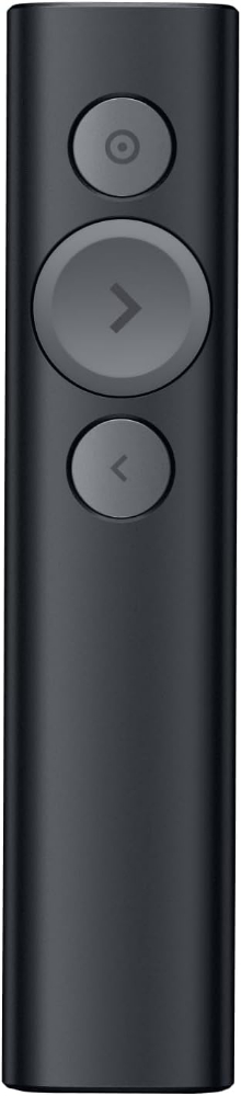 Logitech Spotlight Presentation Remote - Universal Wireless Presentation Clicker with Laser Pointer, Advanced Digital Highlighting, Bluetooth, 30 m Range and Quick Charging
