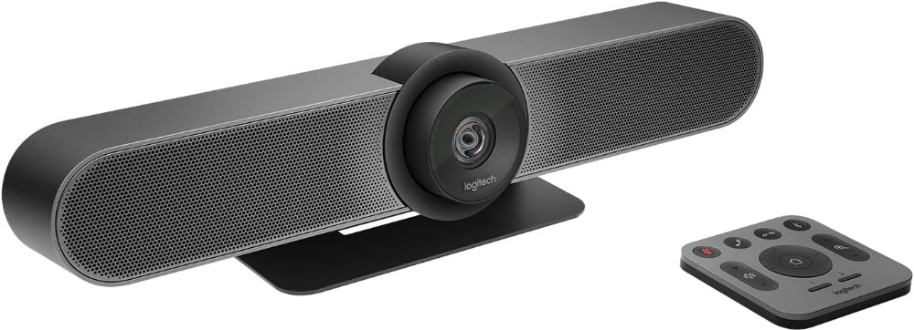 Logitech MeetUp Video Conferencing System, Ultra HD 4K/1080p/720p, 3 Microphones/Adjustable Speakers, Wide Field of View 120°