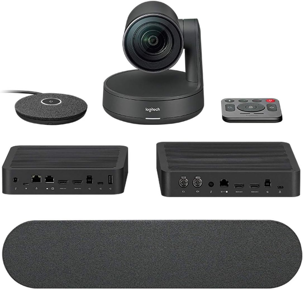 Logitech Rally Plus Ultra-HD 4K PTZ Conference Camera – Premium Video Conferencing System
