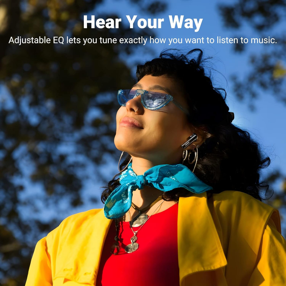 UGREEN HiTune T3 Active Noise Cancelling Wireless Earbuds Bluetooth 5.2, AI-Enhanced Clear Calls Bluetooth Earbuds with mic, Transparency Mode, 10mm Drivers with Bass Boost, HiFi Sound,Fast Pair