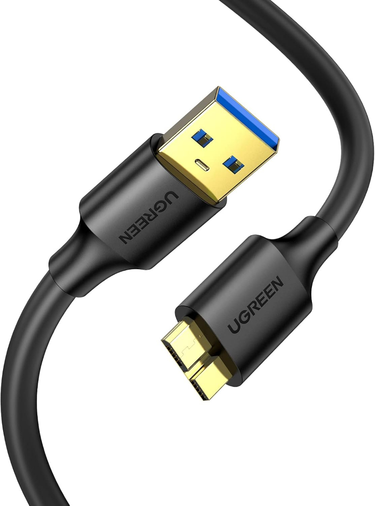 UGREEN Micro USB 3.0 Cable USB 3.0 Type A Male to Micro B Cord 0.5M