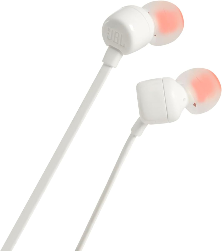 JBL Tune 110 Wired In-Ear Headphones with JBL Pure Bass Sound