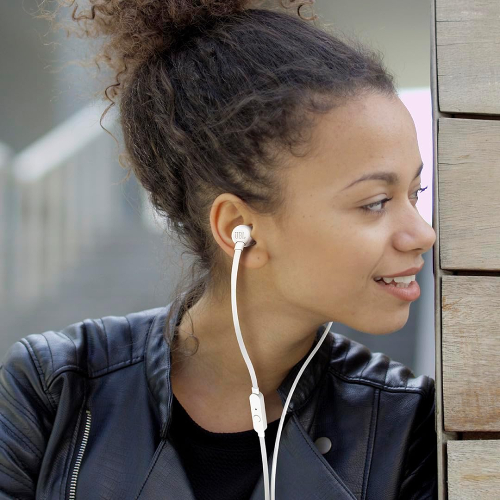 JBL Tune 110 Wired In-Ear Headphones with JBL Pure Bass Sound