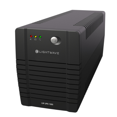 Lightwave LW 1000VA 3-Pin UPS Backup Power Supply
