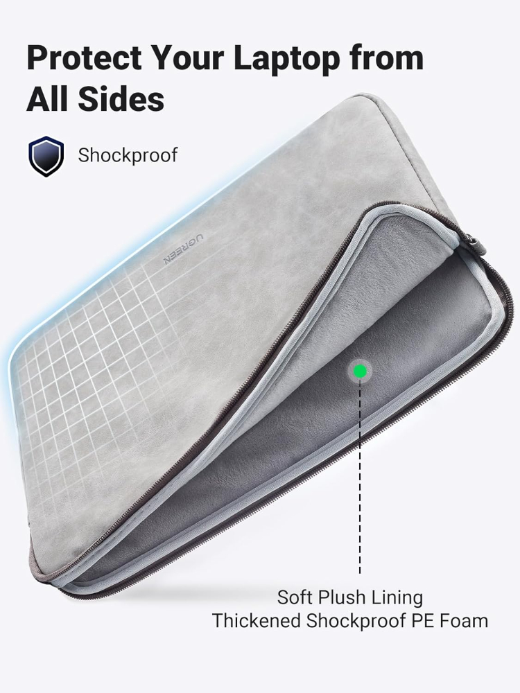 UGREEN Laptop Sleeve Case 14–14.9'' (Grey)