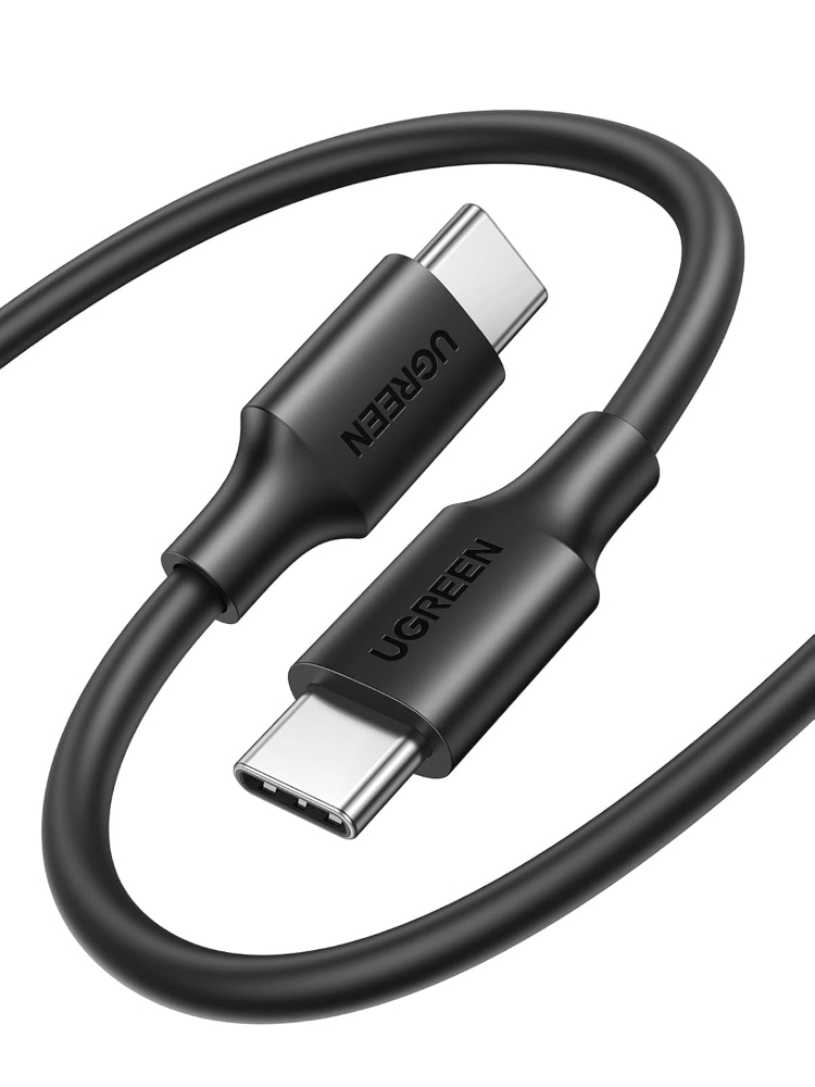 Ugreen USB C to USB C 3A Fast Charging and Data Cable 2 Metres Black