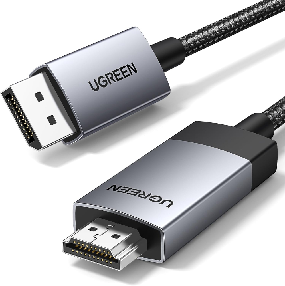 UGREEN DisplayPort Male to HDMI Male Cable 5m (Black)