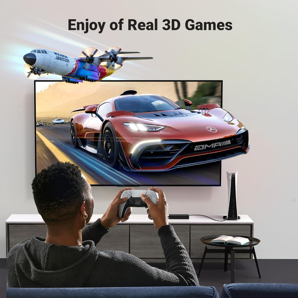 UGREEN HDMI Switch 5 in 1 Out, HDMI Splitter 4K@60Hz with Remote,