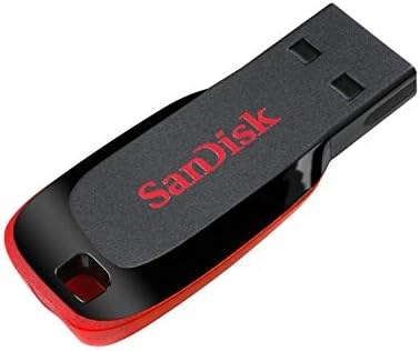 SanDisk Cruzer Blade 16GB USB 2.0 Flash Drive – Compact Plug-and-Play Pen Drive for Files, Photos & Backups (SDCZ50-016G-B35)
