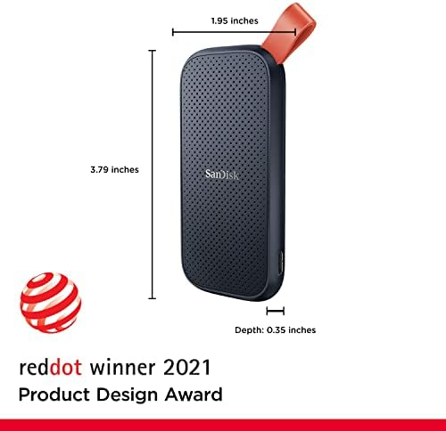 SanDisk E30 1TB Portable SSD - Up to 800MB/s, USB-C, USB 3.2 Gen 2, Updated Firmware - External Solid State Drive -