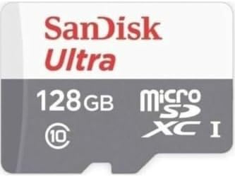 SanDisk Ultra 128GB MicroSD Class 10 Memory Card – Up to 100MB/s, A1, microSDXC (No Adapter) for Phones & Tablets (SDSQUNR-128G-GN6MN)