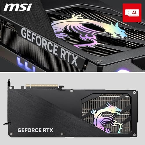 MSI GeForce RTX 5070 12GB GAMING TRIO OC Graphics Card – GDDR7, DLSS 4, PCIe 5.0, Tri-Frozr Triple-Fan GPU for 1440p & 4K Gaming