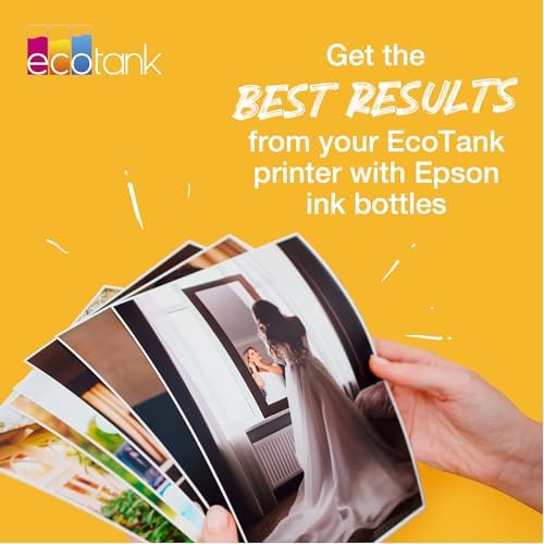 Epson 103 Magenta Ink Bottle 65ml – Genuine Refill for EcoTank L1110, L3110, L3111, L3116, L3150, L3151, L3156, L3160, L5190 (C13T00S34A)