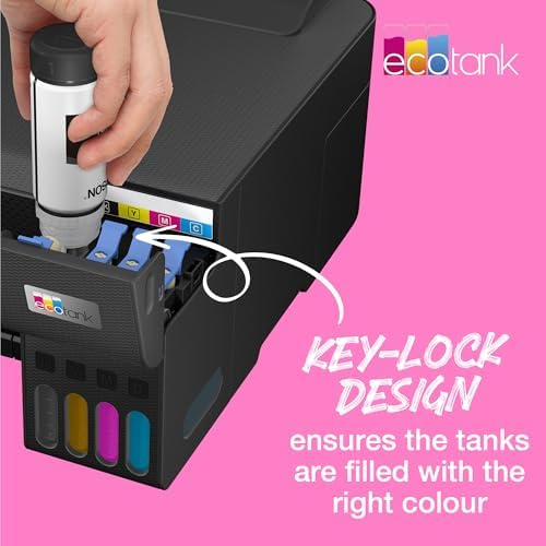 Epson 103 Cyan Ink Bottle 65ml – Genuine Refill for EcoTank L1110, L3110, L3111, L3116, L3150, L3151, L3156, L3160, L5190 (C13T00S24A)