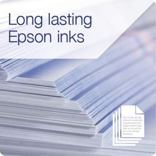 Epson T6642 Cyan Ink Bottle 70ml – Genuine Refill for EcoTank L100, L110, L120, L200, L210, L300, L355, L555 & More (C13T66424A)