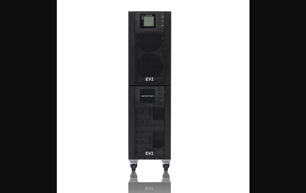 EVI 6000VA / 5400W Tower Online UPS – Single Phase Double Conversion UPS with N+X Parallel Redundancy, DSP Control, LCD & SNMP-Ready for Servers & Offices (EP-UPS6000Y11OT)