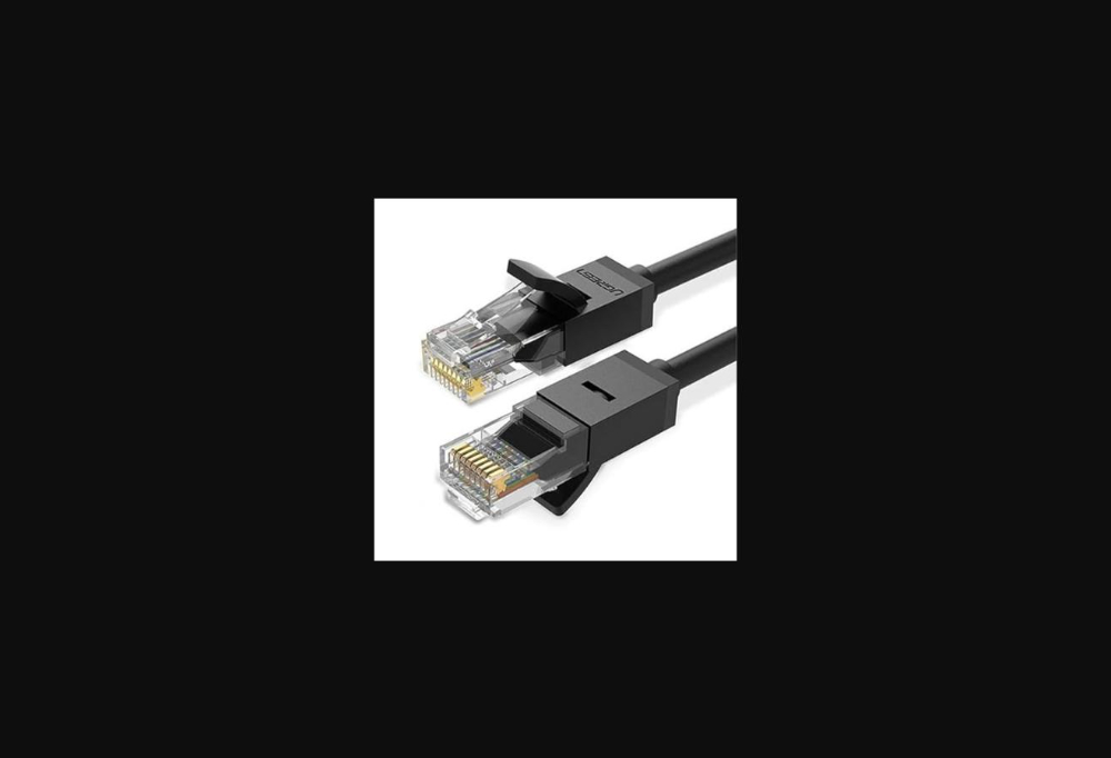 UGREEN Cat 6 UTP LAN Cable 0.5m (Black)