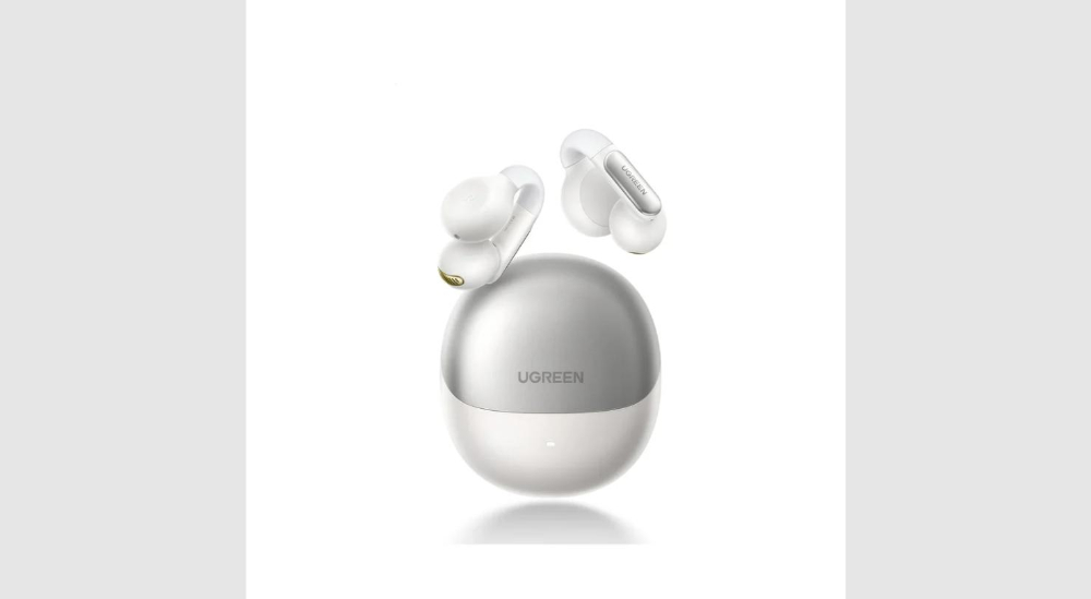UGREEN WS210 HiTune S5 True Wireless Earbuds, Open-Ear & Smart Noise Cancelling  -White