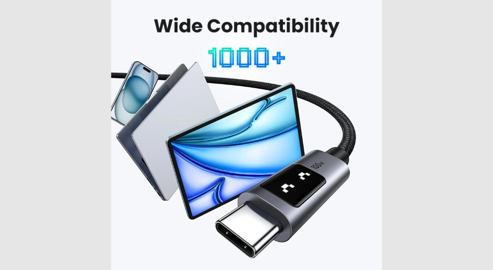 UGREEN Uno USB-C to USB-C PD Fast Charging Cable 5A Max 1m