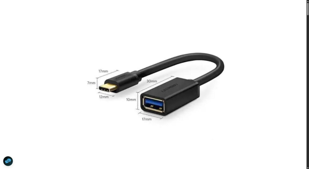 UGREEN USB-C Male to USB 3.0 A Female Cable (Black)