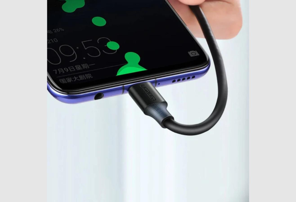 UGREEN USB-A to USB-C Fast Charging Cable 3A Max Black 2m