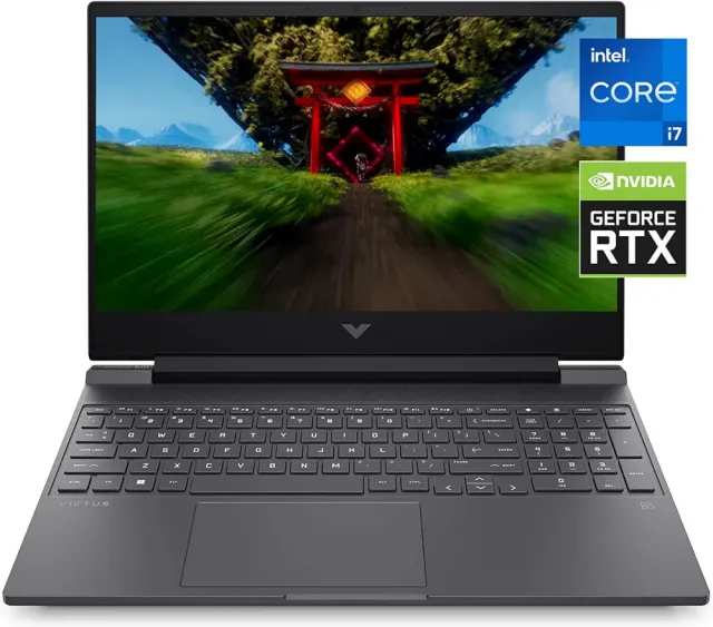Hp Victus  Gaming Laptop 13th Gen i7, 6GB GDDR6 NVIDIA GeForce RTX 3050 Graphics, 8GB RAM, 512GB SSD, 15.6" , Backlit Keyboard