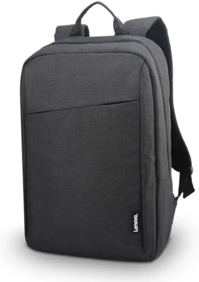 Lenovo Laptop Backpack B210, 15.6-Inch Laptop/Tablet, Durable, Water-Repellent, Lightweight, Clean Design, Sleek for Travel, Business Casual or College, Black