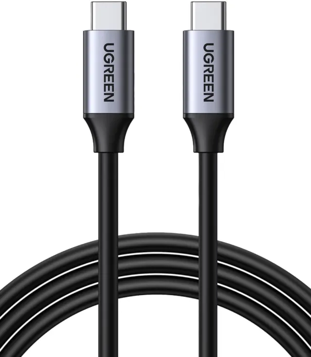 UGREEN USB 3.1 USB-C Male To Male Data Cable 60W Power Delivery PD Gen 1 for Monitor, Laptop, Smartphone (1.5M)