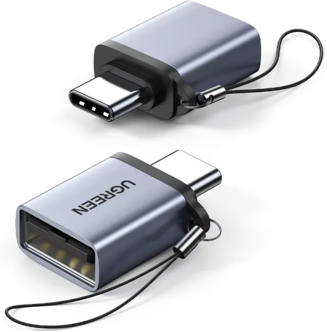 UGREEN USB C to USB A 3.2 10Gbps OTG Adapter With Lanyard